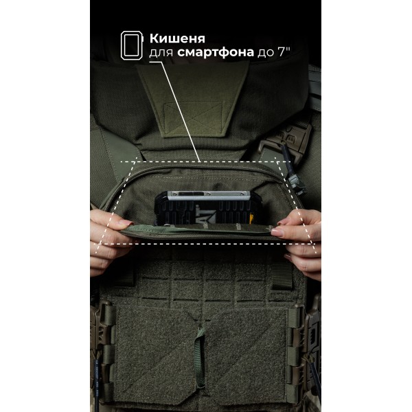 Жіноча модульна плитоноска “М4” з жорсткими камербандами та захистом шиї (M-XL | 2 клас | Під плити 25х30 см | Олива) ТМ Балістика - 1320204010202 Жіноча модульна плитоноска “М4” з жорсткими камербандами та захистом шиї (M-XL | 2 клас | Під плити 25х30 см | Олива) ТМ Балістика - 1320204010202