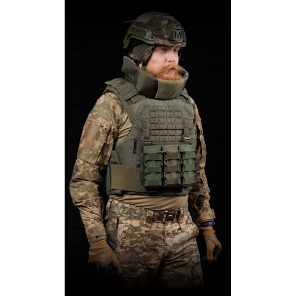 Протиуламковий бронежилет “Сорочка PRO” з захистом шиї та ключиць “M4” (М | 1 клас | Олива) ТМ Балістика - 1330108010201 Протиуламковий бронежилет “Сорочка PRO” з захистом шиї та ключиць “M4” (М | 1 клас | Олива) ТМ Балістика - 1330108010201