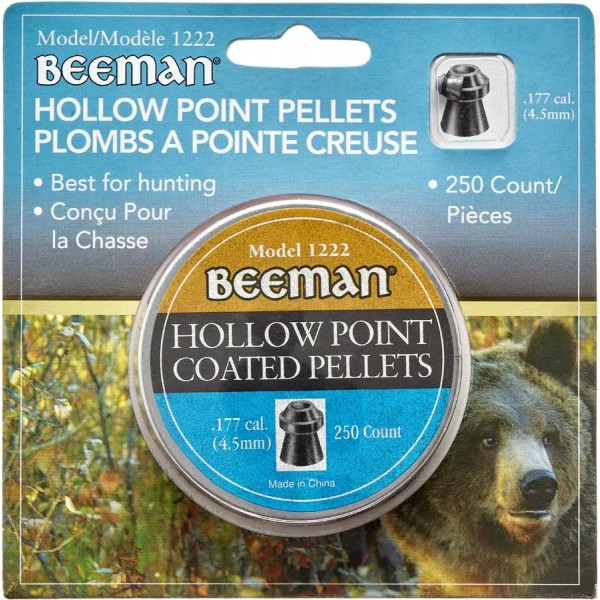 Кулі пневматичні Beeman Hollow Point кал. 4,5 мм 0,47 г 250 шт/уп - 14290626 Кулі пневматичні Beeman Hollow Point кал. 4,5 мм 0,47 г 250 шт/уп - 14290626