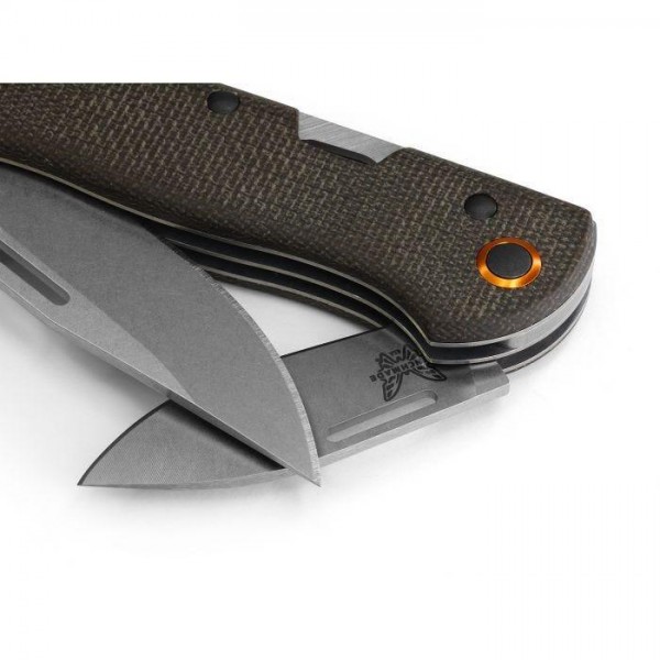 Нож Benchmade "Weekender", 2 клинка, олива - 317-1 Нож Benchmade "Weekender", 2 клинка, олива - 317-1