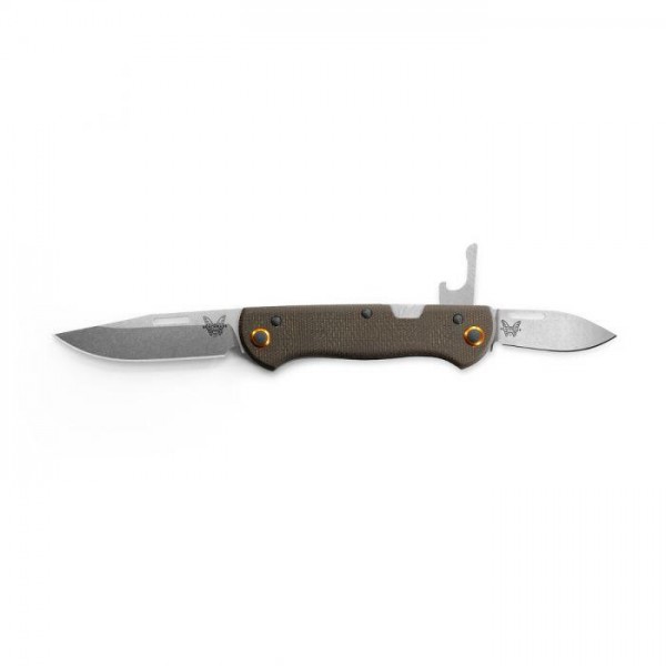 Нож Benchmade "Weekender", 2 клинка, олива - 317-1 Нож Benchmade "Weekender", 2 клинка, олива - 317-1