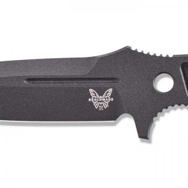 Нож Benchmade "Sibert Adamas", фикс, паракорд, чёрный - 375BK-1 Нож Benchmade "Sibert Adamas", фикс, паракорд, чёрный - 375BK-1