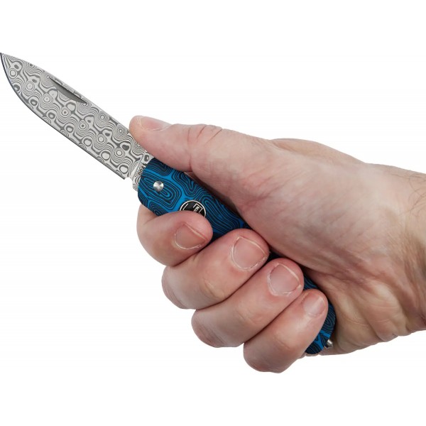 Ніж Boker Plus Tech Tool Damast Blue - 23731085 Ніж Boker Plus Tech Tool Damast Blue - 23731085