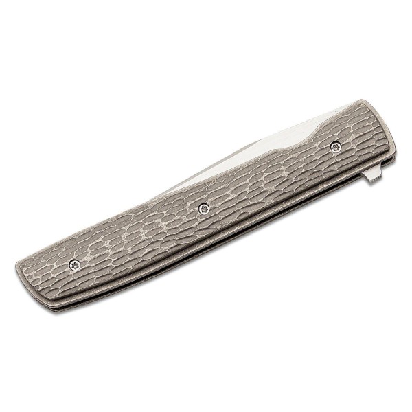 Нож Boker Plus "Urban Trapper Jigged Titanium" - 01BO476 Нож Boker Plus "Urban Trapper Jigged Titanium" - 01BO476