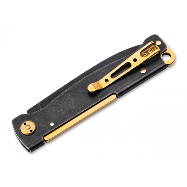 Нож Boker Plus "Atlas Black Stonewash Brass" - 01BO859 Нож Boker Plus "Atlas Black Stonewash Brass" - 01BO859