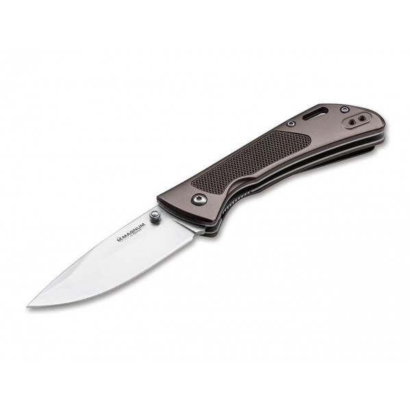 Нож Boker Magnum "Advance Checkering Dark Bronze" - 01RY303