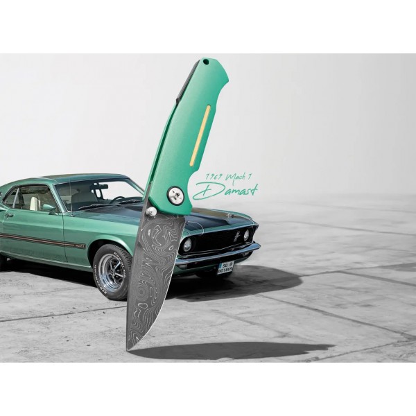 Нож Boker 1969 Mach-1 Damast Green - 23731207 Нож Boker 1969 Mach-1 Damast Green - 23731207