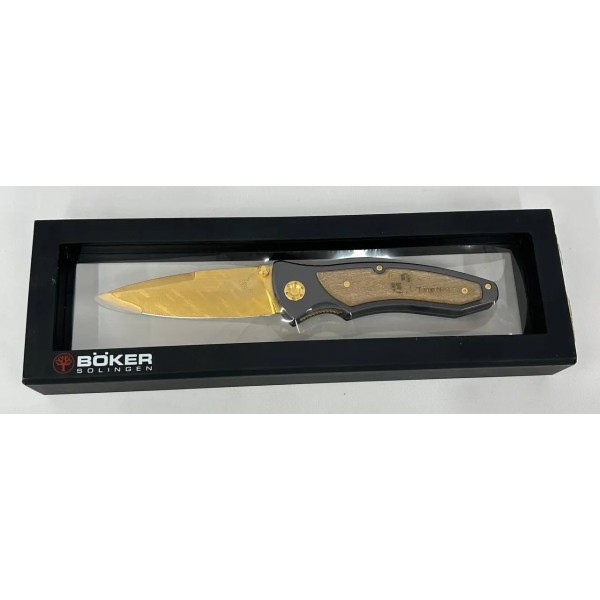 Ніж Boker Tirpitz Damascus Gold - 3561874