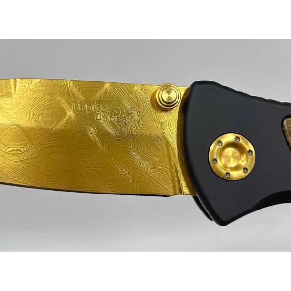 Ніж Boker Tirpitz Damascus Gold - 3561874