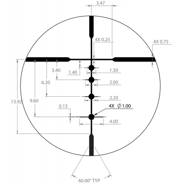 Прицел оптический Bushnell R3 3-9x50 сетка DOA Quick Ballistic - 10130116