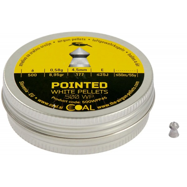 Пули пневматические Coal Pointed кал. 4.5 мм 0.58 г 500 шт/уп - 39840013
