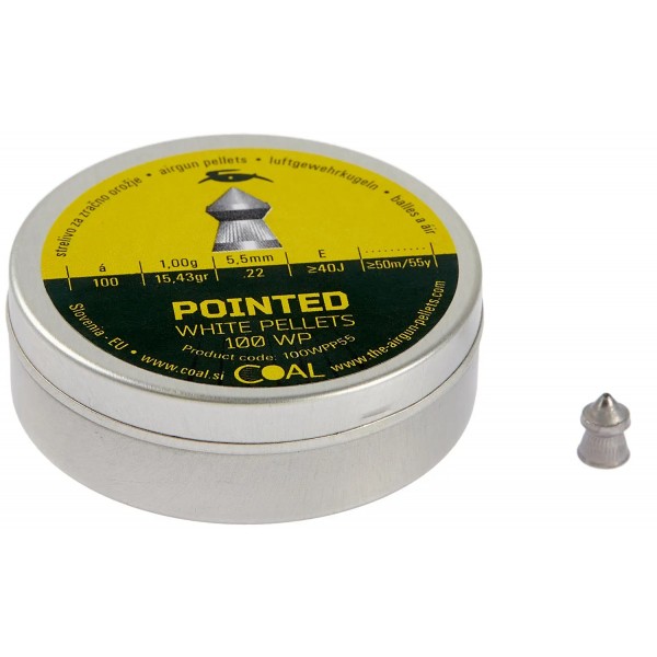 Пули пневматические Coal Pointed кал. 5.5 мм 1 г 100 шт/уп - 39840029