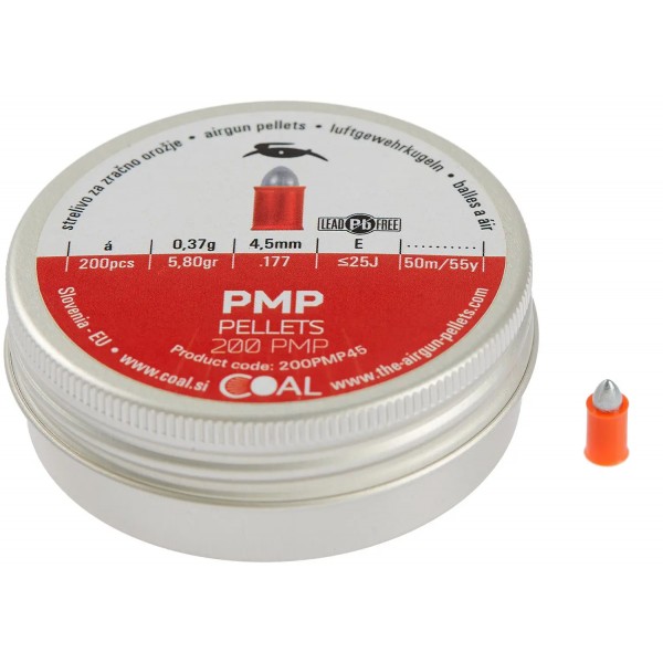 Пули пневматические Coal PMP кал. 4.5 мм 0.37 г 200 шт/уп - 39840034