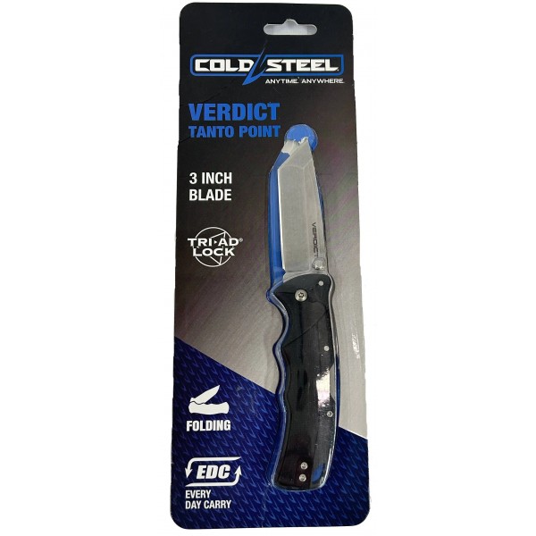 Ніж Cold Steel Verdict TP Black - 12601555