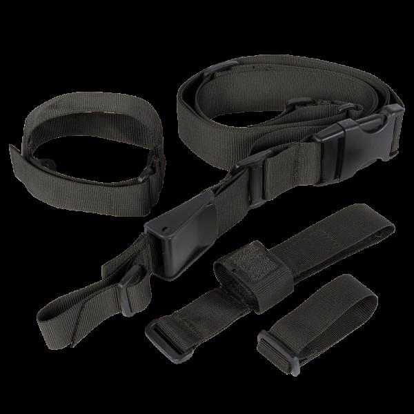 Тактичний 3-точковий ремінь Condor (black) - T3PS-002