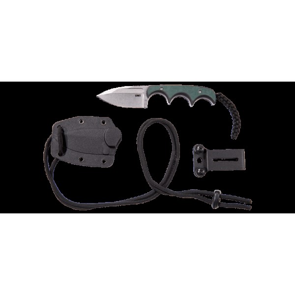 Ніж CRKT "Minimalist® Spear Point Green Black" - 2396