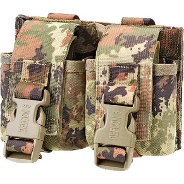 Підсумок Defcon 5 Porta Granate MOLLE Doppio. Camo - 14220296