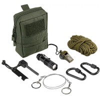 Набор для выживания Defcon 5. Survival Kit Pouch. Олива