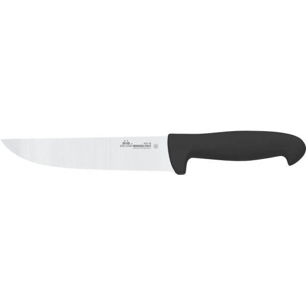 Нож кухонный Due Cigni Professional Butcher Knife 160 мм. Цвет - черный - 410/18N