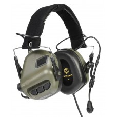 Активные наушники Earmor M32 Green с микрофоном