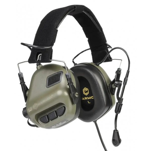 Активні навушники Earmor M32 Green з мікрофоном - 42001005