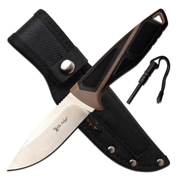 Нож Elk Ridge с огнивом - ER-200-23OR