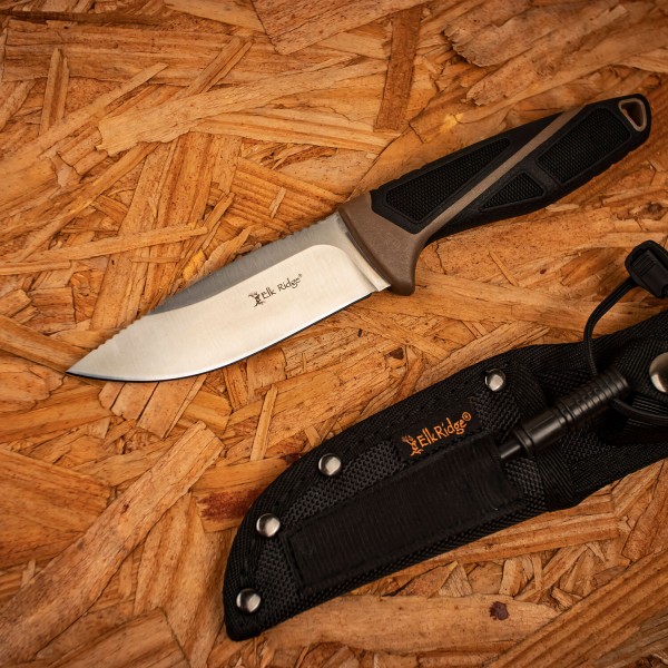 Нож Elk Ridge с огнивом - ER-200-23OR