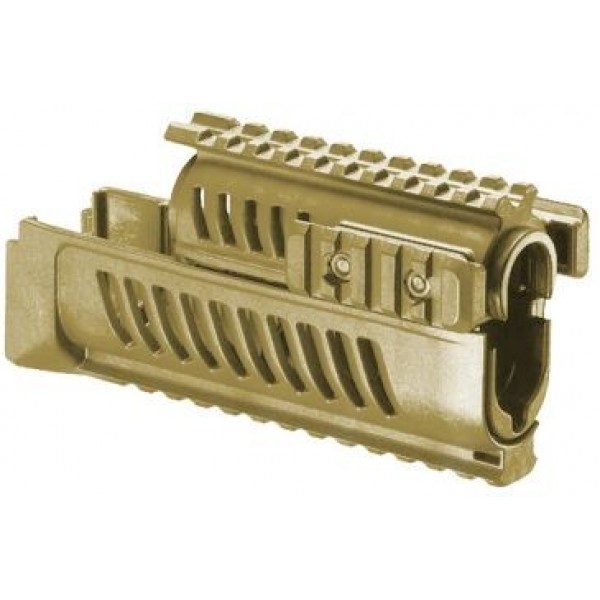 Цевье тактическое FAB для AK 47/74, 4 планки FDE - AK47T