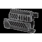 Цевье тактическое FAB для AK 74У, 4 планки, черное