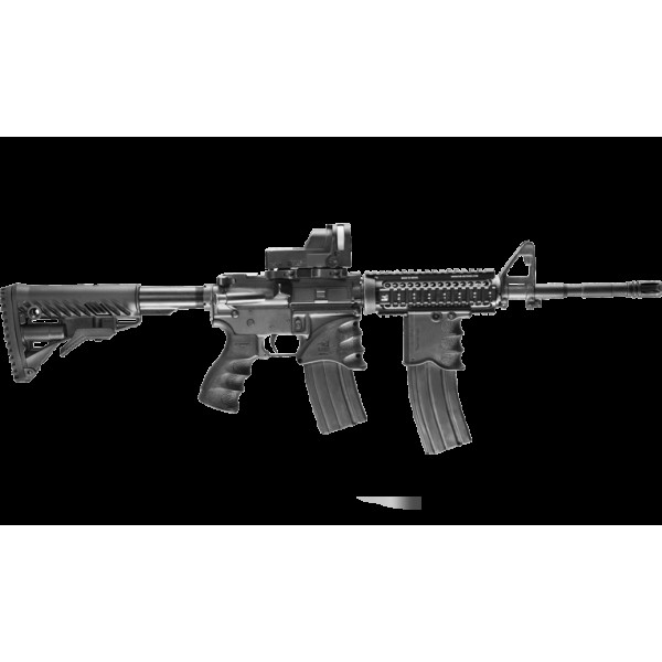 MG20B Руків'я керування вогнем з тримачем для запасного магазина FAB, чорне - 