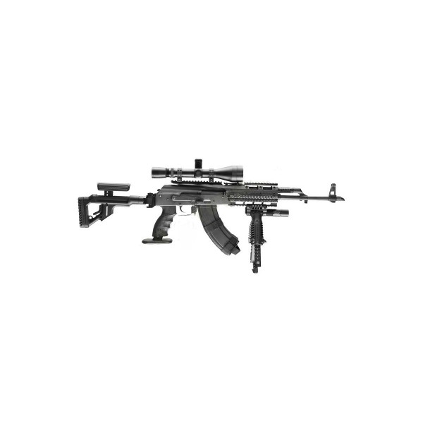 Система планок FAB для AK 47/74, 5 планок, алюминий, черная - 
