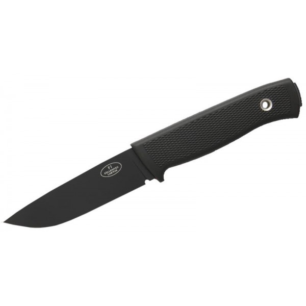 Нож Fallkniven "F1 Pilot Survival black", кожаные ножны, сталь Lam. VG-10 - F1BL