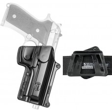 Кобура Fobus для Beretta 92F/96 поворотная с креплением на ремень