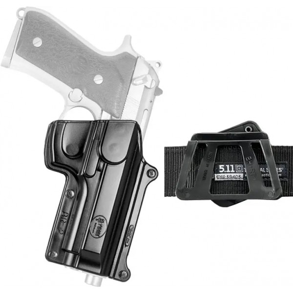 Кобура Fobus для Beretta 92F/96 поворотна з кріпленням на ремінь - BR-2 BH RT