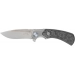 Нож Fox 40° Anniversary Knife, сталь - M390, рукоятка - углепластик/титан, длина клинка - 85 мм, длина общая - 190мм, клипса.
