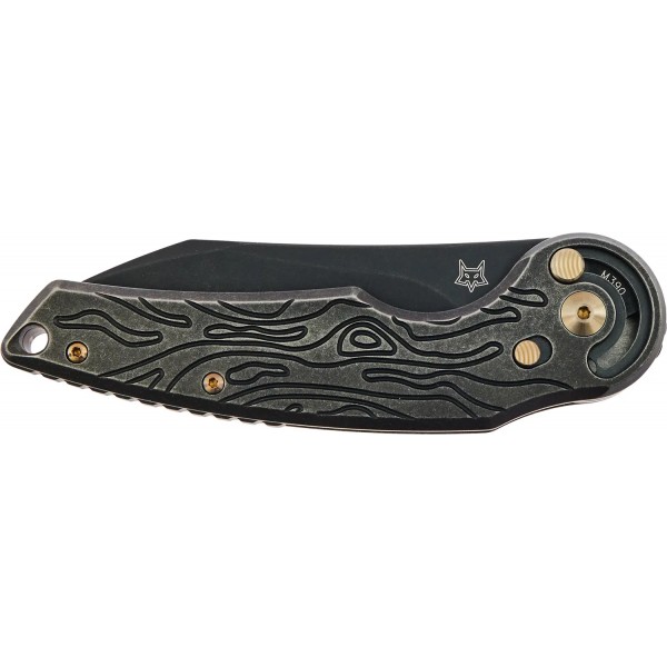 Нож Fox Jupiter Titanium PVD Stone Washed - 17530653 Нож Fox Jupiter Titanium PVD Stone Washed - 17530653