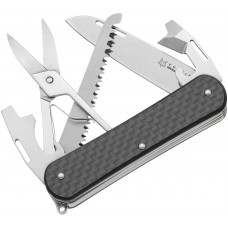 Нож многофункциональный Fox Vulpis CF Black. 5 инструментов