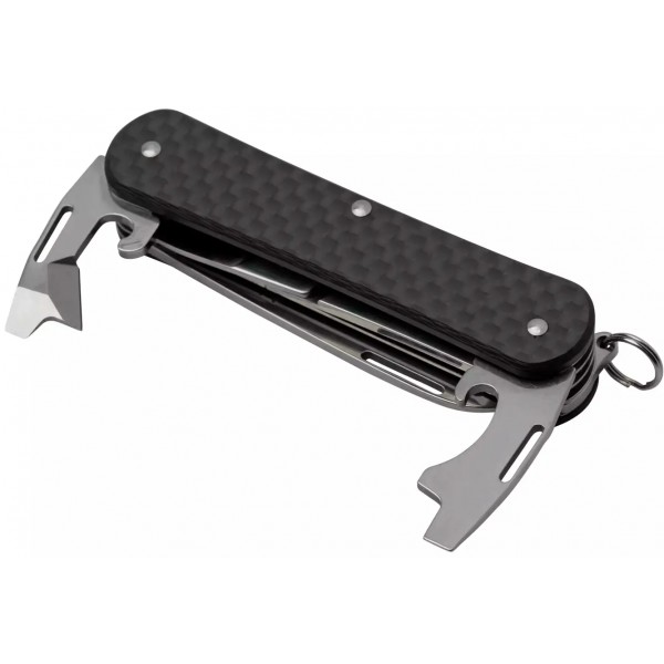 Нож многофункциональный Fox Vulpis CF Black. 5 инструментов - 17530687 Нож многофункциональный Fox Vulpis CF Black. 5 инструментов - 17530687