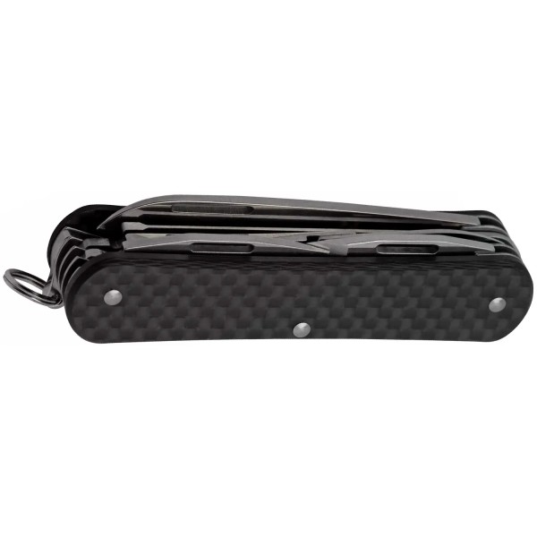Нож многофункциональный Fox Vulpis CF Black. 5 инструментов - 17530687 Нож многофункциональный Fox Vulpis CF Black. 5 инструментов - 17530687