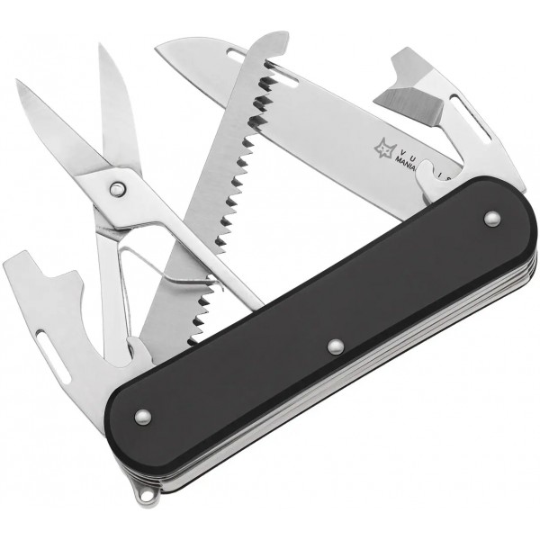 Нож многофункциональный Fox Vulpis Aluminium Black. 5 инструментов - 17530688