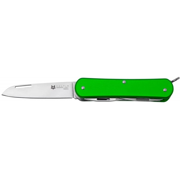 Нож многофункциональный Fox Vulpis Aluminium OD Green. 5 инструментов - 17530689 Нож многофункциональный Fox Vulpis Aluminium OD Green. 5 инструментов - 17530689