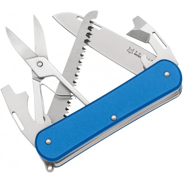 Ніж багатофункціональний Fox Vulpis Aluminium Blue. 5 інструментів - 17530691