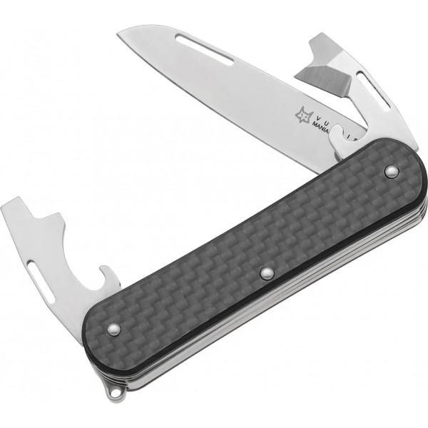 Нож многофункциональный Fox Vulpis CF Black. 3 инструмента - 17530708