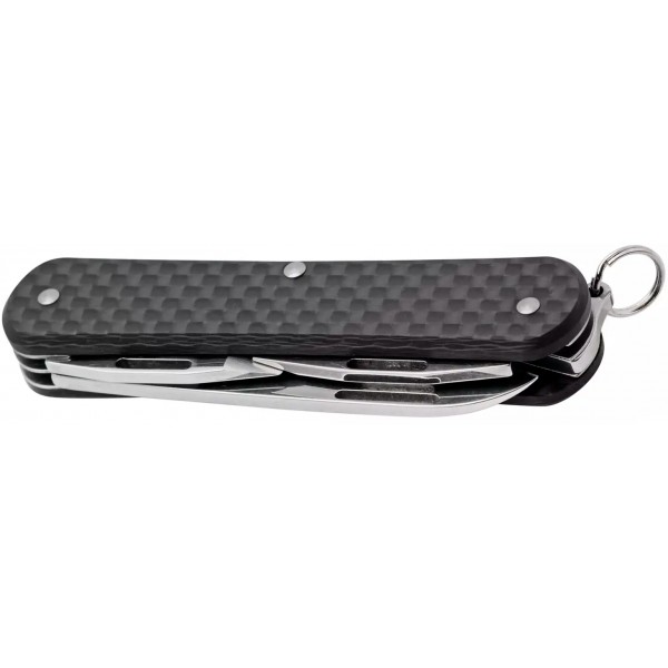 Нож многофункциональный Fox Vulpis CF Black. 3 инструмента - 17530708 Нож многофункциональный Fox Vulpis CF Black. 3 инструмента - 17530708