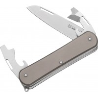 Ніж багатофункціональний Fox Vulpis Titanium Gray. 3 інструменти