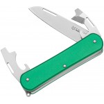 Нож многофункциональный Fox Vulpis Aluminium OD Green. 3 инструмента