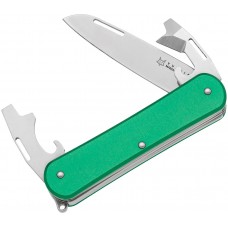 Нож многофункциональный Fox Vulpis Aluminium OD Green. 3 инструмента