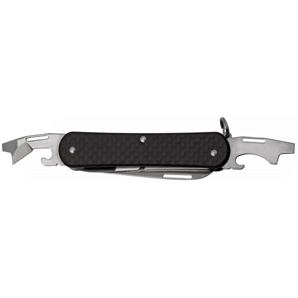 Нож многофункциональный Fox Vulpis CF Black. 4 инструмента - 17530714 Нож многофункциональный Fox Vulpis CF Black. 4 инструмента - 17530714