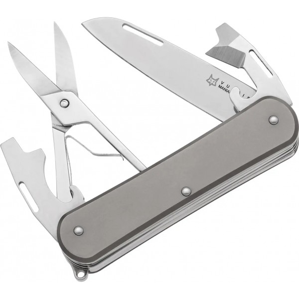 Ніж багатофункціональний Fox Vulpis Titanium Gray. 4 інструменти - 17530715