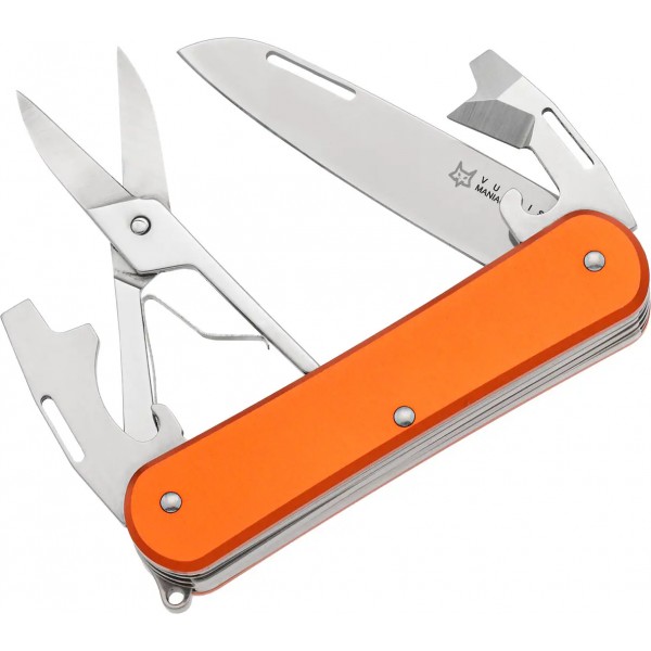 Нож многофункциональный Fox Vulpis Aluminium Orange. 4 инструмента - 17530716